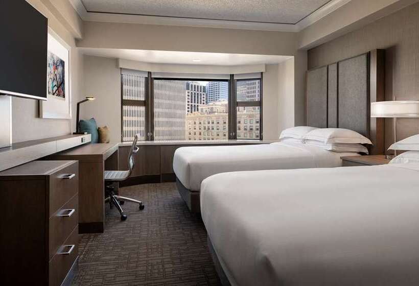 스탠다드 룸 더블 침대 2개, Hilton Mexico City Airport