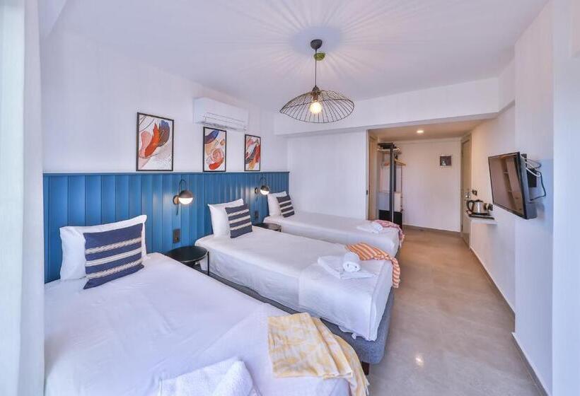 غرفة إقتصادية ثلاثية, Aphrodite Hotel Kaş