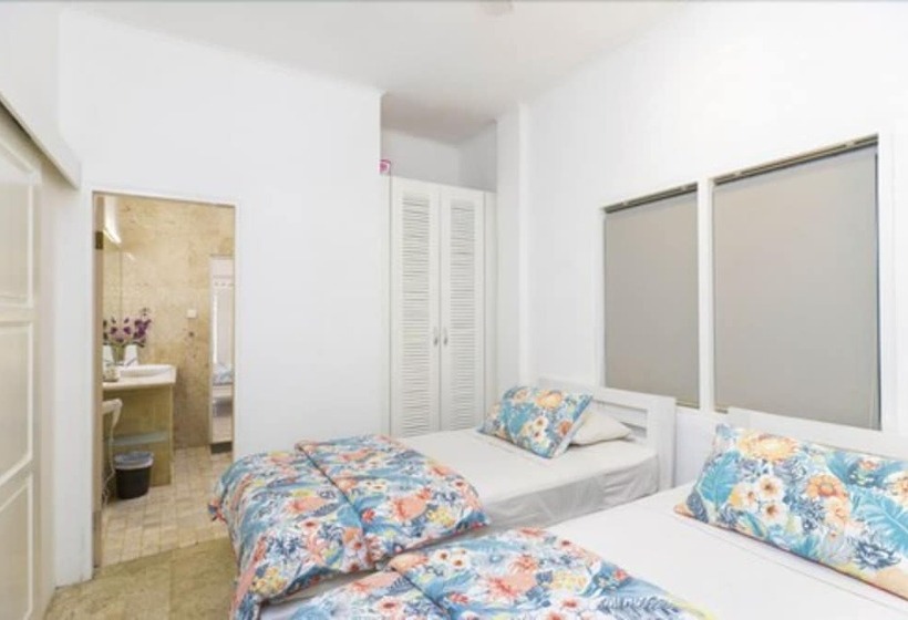 شقة ديلوكس غرفتين نوم, Beach Melati Apartments