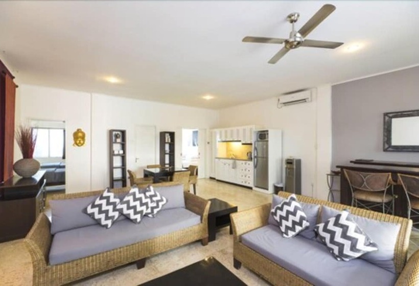 شقة ديلوكس غرفتين نوم, Beach Melati Apartments