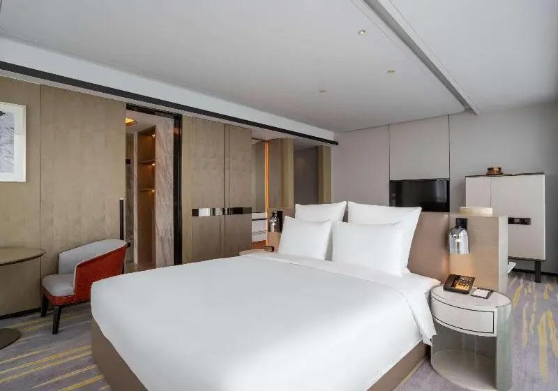 キングサイズベッドのデラックスルーム, Pullman Suzhou Zhonghui