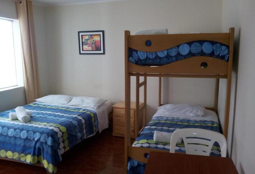4인용 스탠다드 룸, Paracas Backpackers House