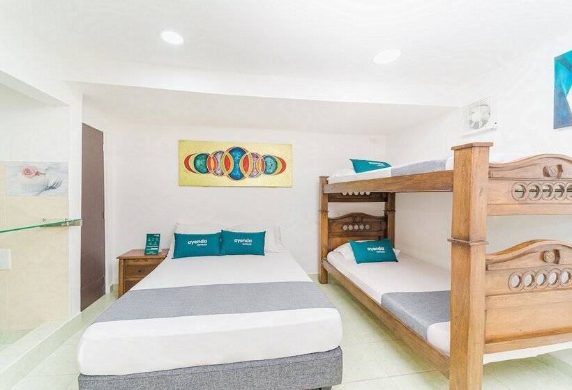 اتاق استاندارد چهار تخته, Ayenda Casa Paraiso 1327