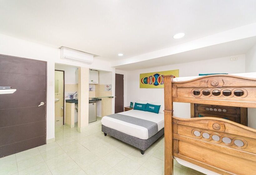 Quarto Quádruplo Estandar, Ayenda Casa Paraiso 1327