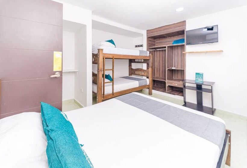 اتاق استاندارد چهار تخته, Ayenda Casa Paraiso 1327