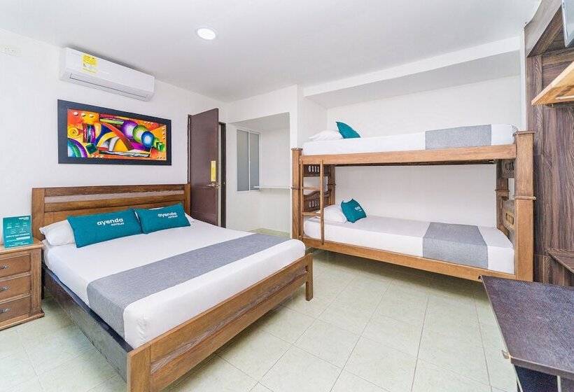 Quarto Quádruplo Estandar, Ayenda Casa Paraiso 1327