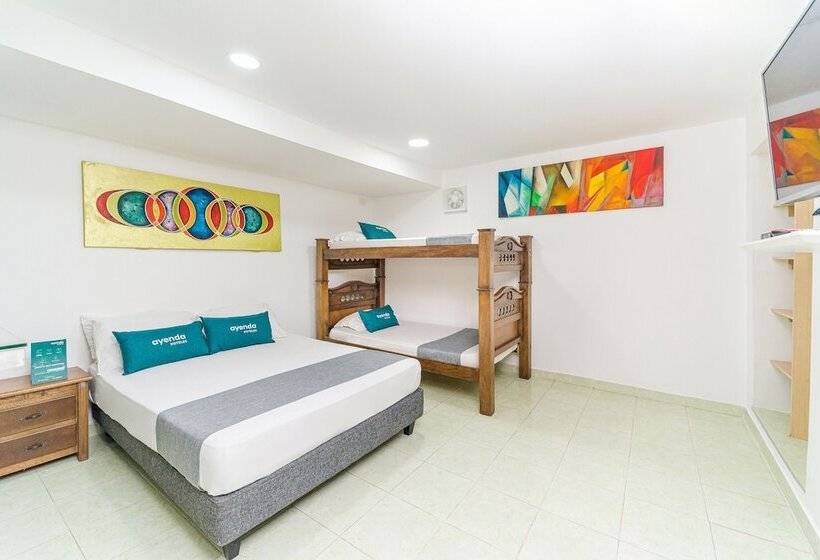 اتاق استاندارد چهار تخته, Ayenda Casa Paraiso 1327