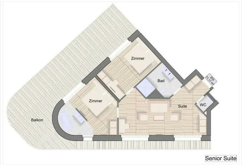 سوئیت 2 خوابه, Vaya Sölden