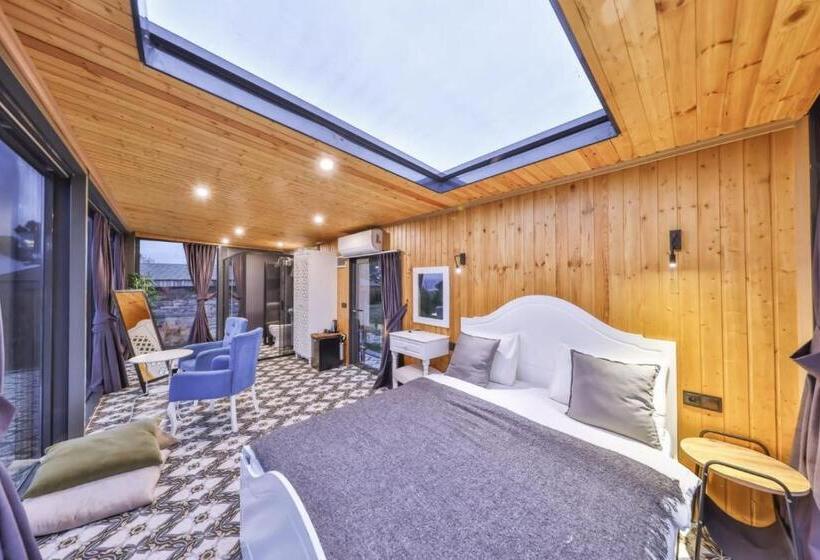 اتاق استاندارد با وان آب گرم, Agva Teras Garden Hotel & Bungalow