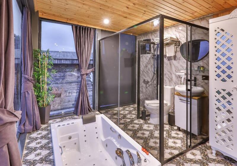 اتاق استاندارد با وان آب گرم, Agva Teras Garden Hotel & Bungalow