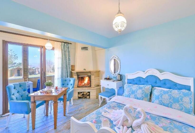 اتاق لوکس با چشم‌انداز دریا, Agva Teras Garden Hotel & Bungalow