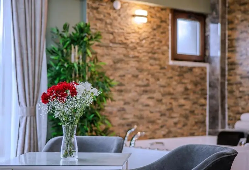 オーシャンビューデラックスルームバルコニー付き, Agva Teras Garden Hotel & Bungalow
