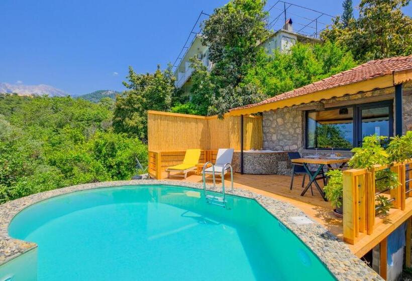 Люкс с Бассейном, Faralya Yoruk Evi Suite   Adults Only