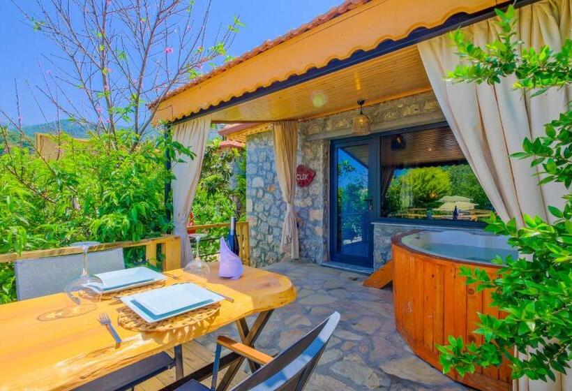 Люкс с гидромассажем, Faralya Yoruk Evi Suite   Adults Only