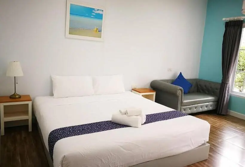 キングサイズベッドのスタンダードルーム, Blue Shore Cottage