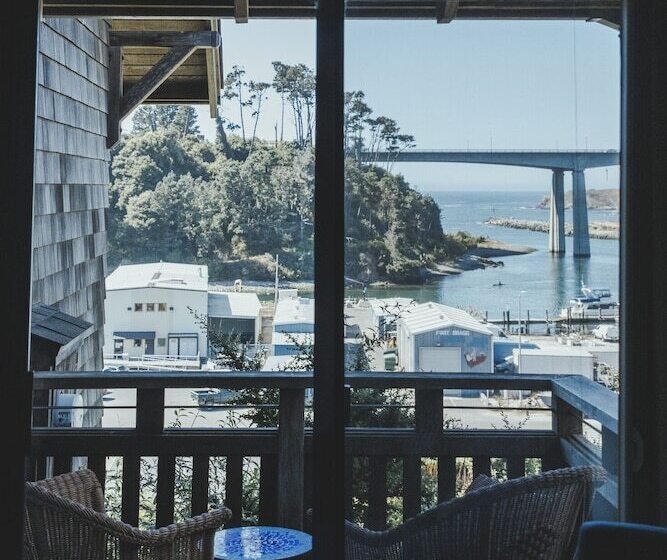 オーシャンビューのスタンダードシングルルーム, Noyo Harbor Inn
