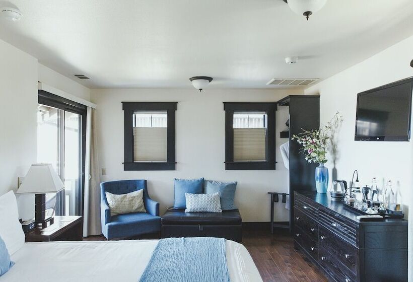 オーシャンビューのスタンダードシングルルーム, Noyo Harbor Inn