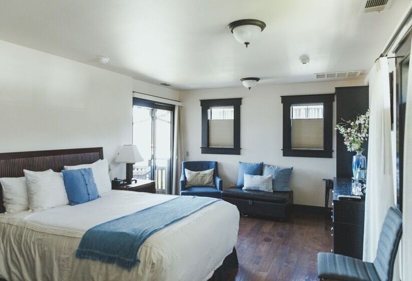 オーシャンビューのスタンダードシングルルーム, Noyo Harbor Inn