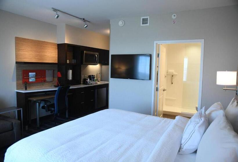 キングサイドベッドのスタンダードワンルーム, Towneplace Suites Kansas City At Briarcliff