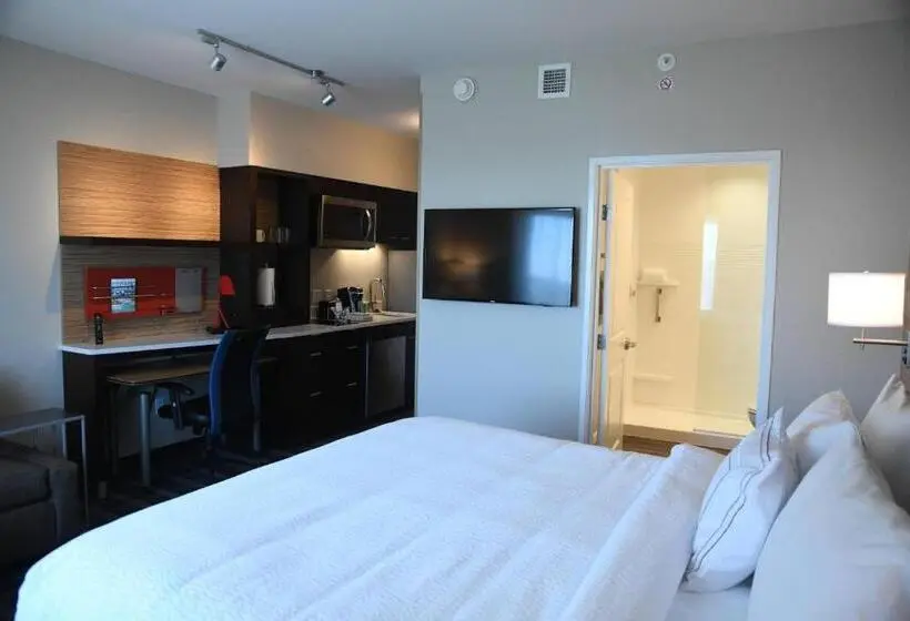 キングサイドベッドのスタンダードワンルーム, Towneplace Suites Kansas City At Briarcliff