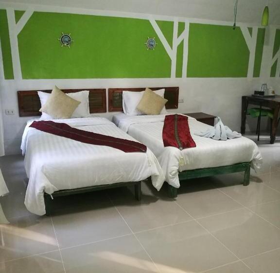 חדר דלוקס נוף לגינה, River Marina Resort