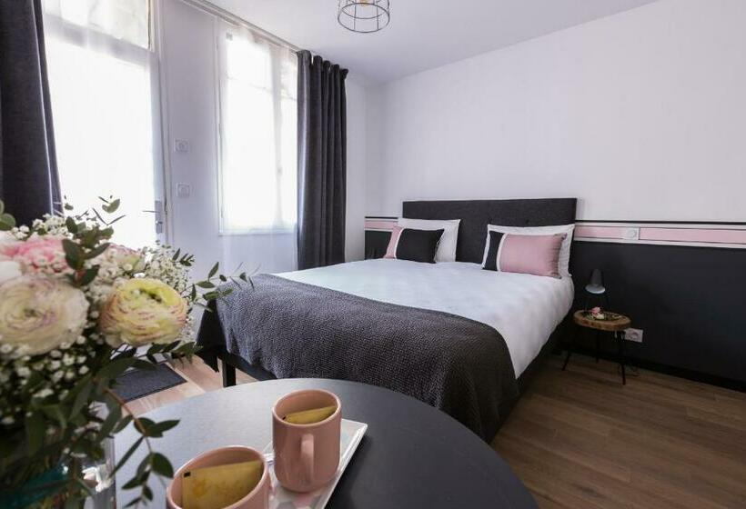 带大床的标准工作室, Apparts  Rennes Bnb Duhamel  Centre Gare