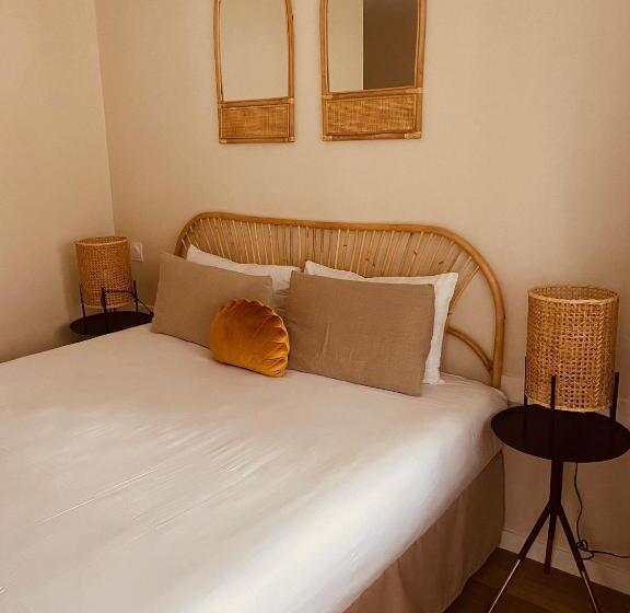 带大床的标准工作室, Apparts  Rennes Bnb Duhamel  Centre Gare