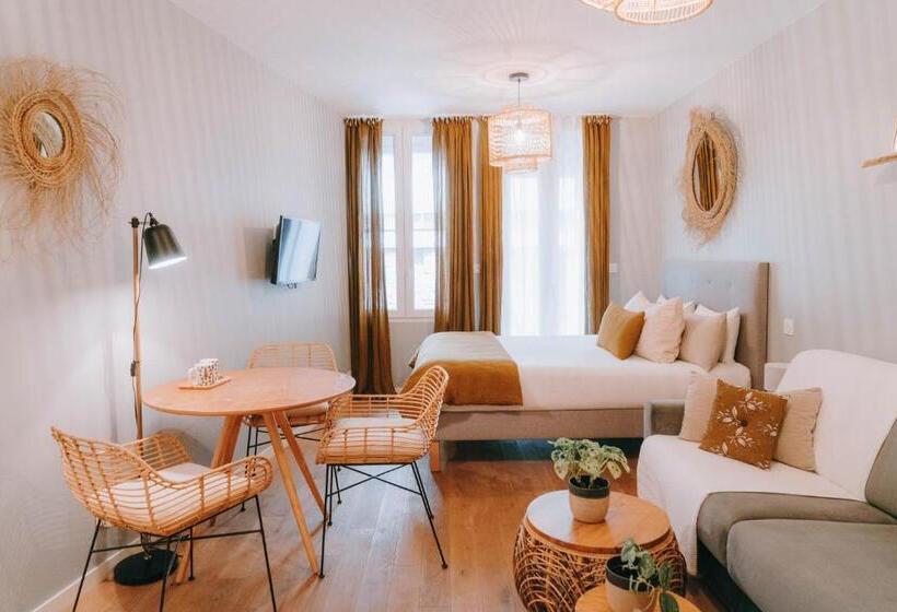 带1个卧室的高级公寓, Apparts  Rennes Bnb Duhamel  Centre Gare