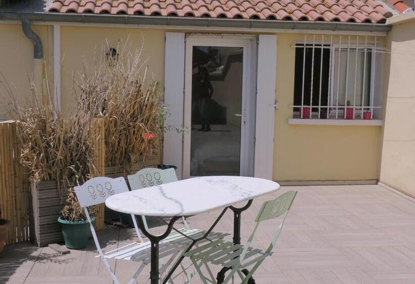 ２ベッドスイートルーム, B&b Le Patio En Ville   Chambres D Hôtes