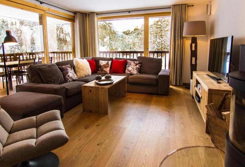 דירת דלוקס 3 חדרי שינה, Chalet Les Rahâs By Mrs Miggins