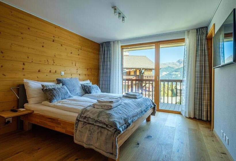 דירה בת חדר שינה 1 עם נוף, Chalet Les Rahâs By Mrs Miggins