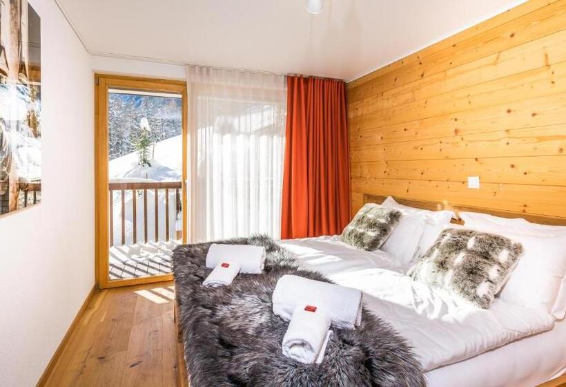 דירת דלוקס 3 חדרי שינה, Chalet Les Rahâs By Mrs Miggins