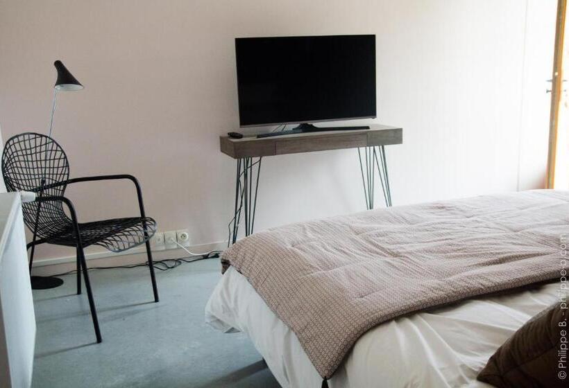 غرفة قياسية مطلّة علي الحديقة, Les Hauts De Chalonne