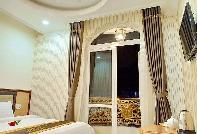 اتاق دلوکس با تخت کینگ و چشمانداز, Sugar Land Villa Hotel Dalat