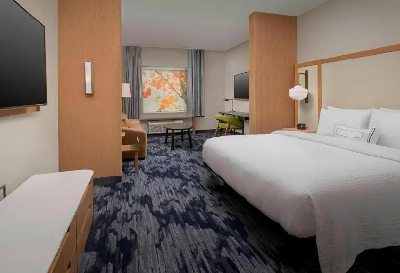 キングサイズベッドのスイートルーム, Fairfield Inn & Suites By Marriott New Orleans Metairie