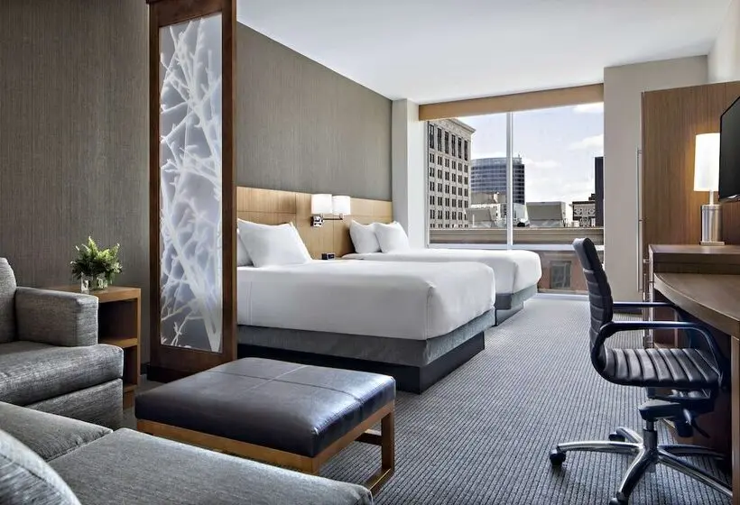 اتاق استاندارد با تخت دو نفره بزرگ, Hyatt Place Grand Rapids Downtown