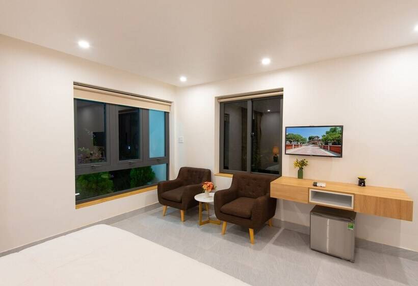 اتاق لوکس با چشم‌انداز باغ, Kim Phu Villa Hoi An