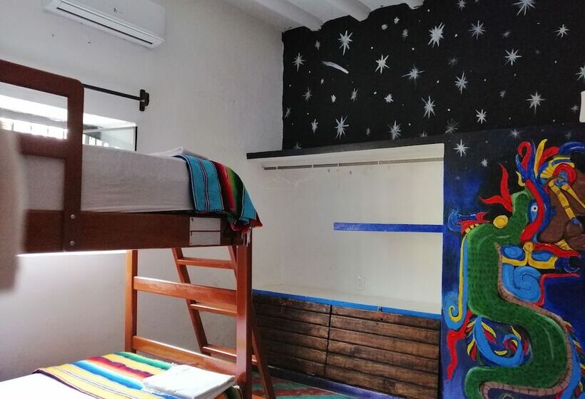 共用房间的床, Hostel Casa Xtakay