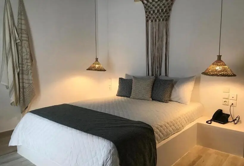 اتاق یک تخته با چشم‌انداز باغ, Aellia Hotel & Suites Leros