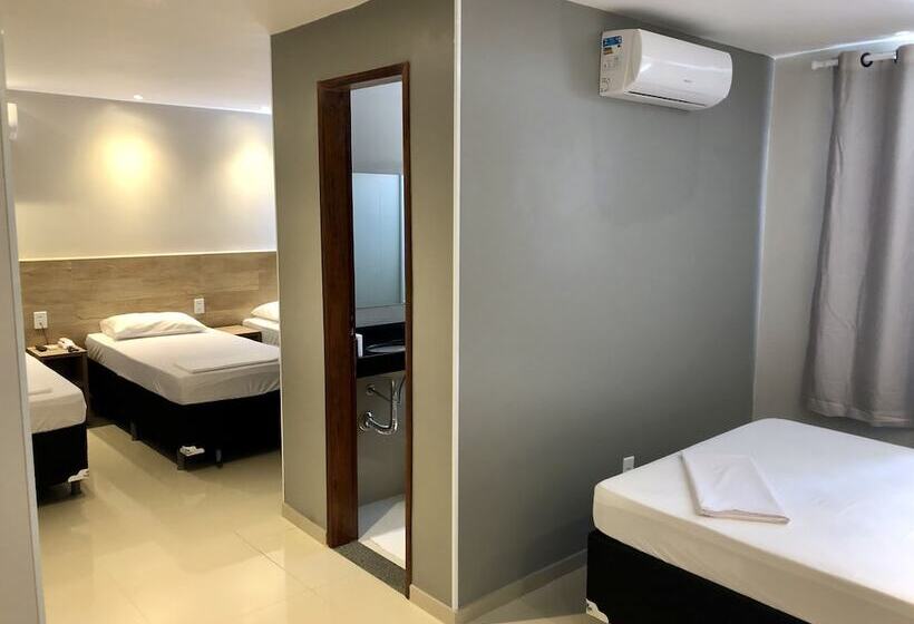 غرفة عائلية, Mega Aeroporto Hotel Apenas 1 Km De Distância Do Aeroporto De Fortaleza