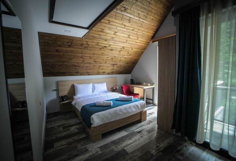 اتاق استاندارد چهارنفره با بالکن, Borjomi Underwood