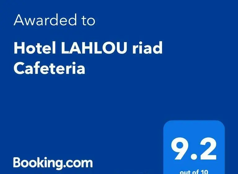 スタンダードシングルルーム, Lahlou Riad Cafeteria