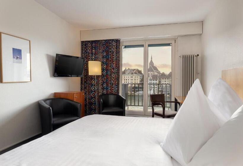 غرفة ديلوكس مطلة على النهر, Merian Basel Self Check In