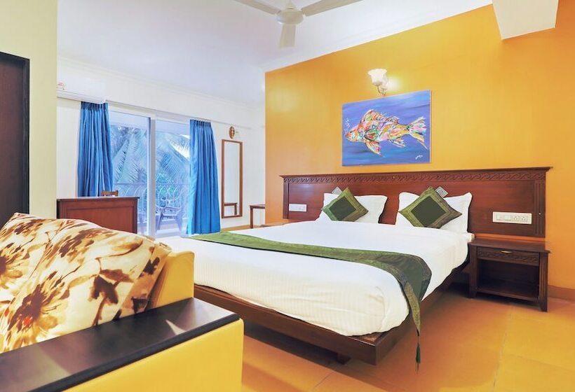 غرفة ديلوكس, Treebo Premium Dona Eliza, 700 Metres From Calangute Beach