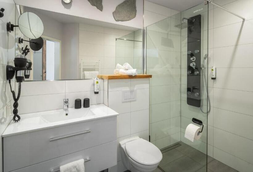 テラス付きスタンダードルーム, Bodetaler Basecamp Lodge   Bergsport  Und Naturerlebnis