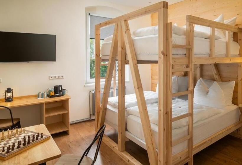 四人标准间, Bodetaler Basecamp Lodge   Bergsport  Und Naturerlebnis