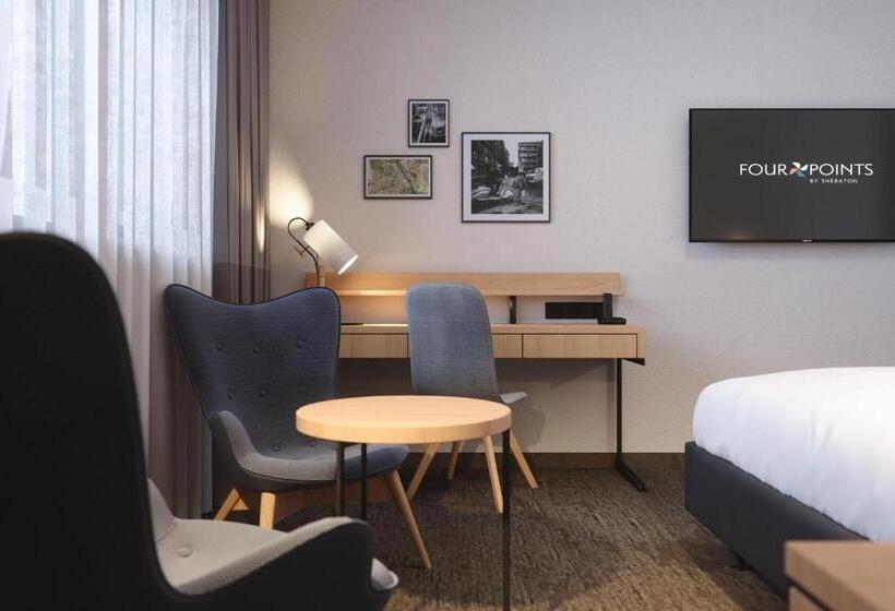 اتاق اجرایی با تخت بزرگ, Four Points By Sheraton Warsaw Mokotow
