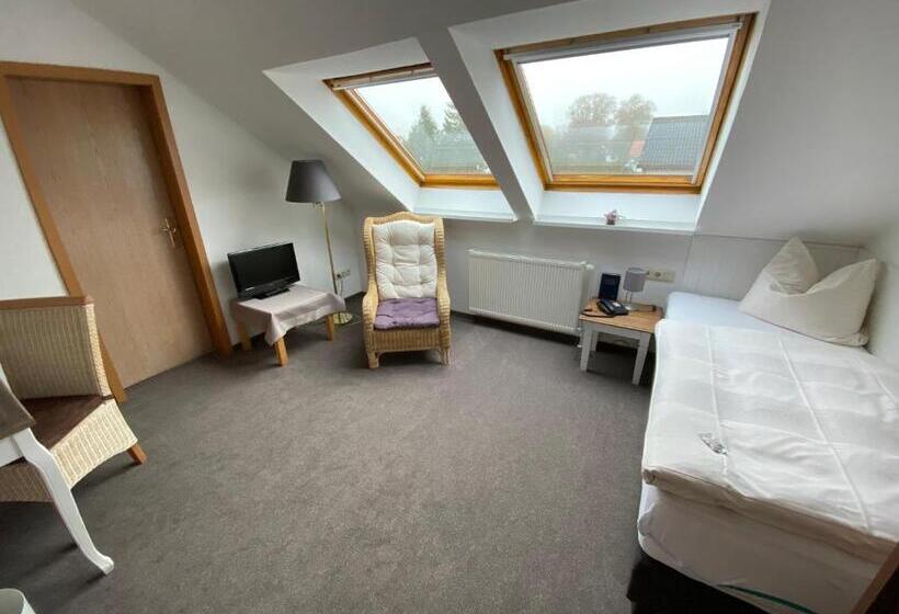 スタンダードシングルルーム, & Restaurant Kronenhof Am Weser Radweg