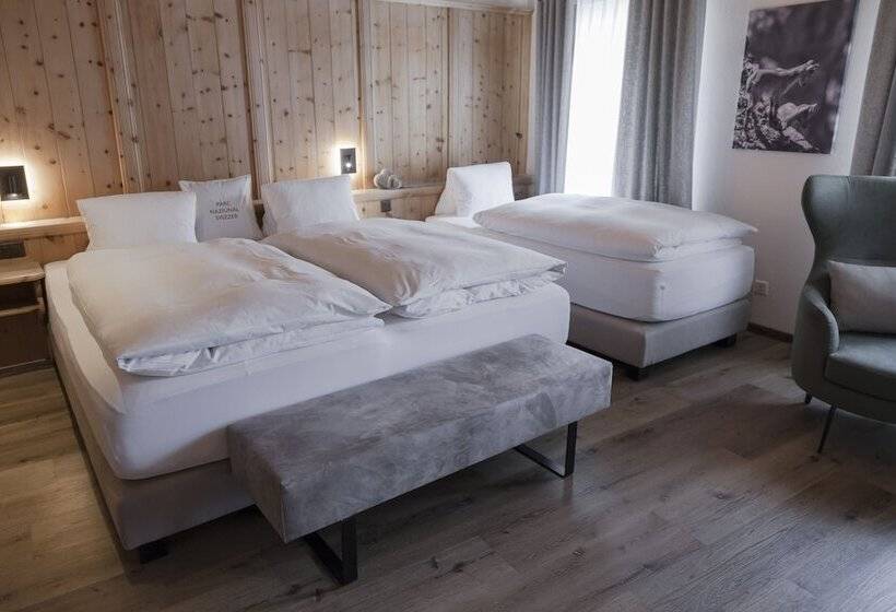 Standard 3 Pers. Værelse, Baer & Post Zernez