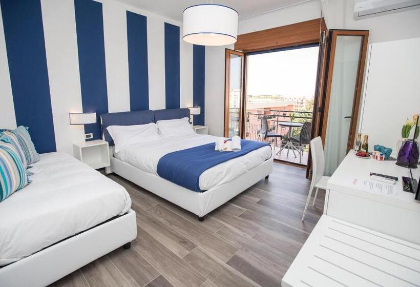 海景标准间带阳台, Sea Room Sorrento